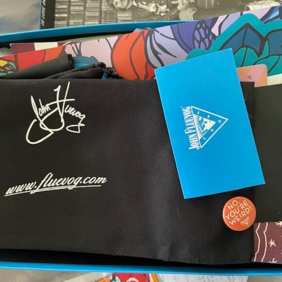 LAST Fluevog Martha Fellowship Lace Up Purple Neon Green 7.5 7 Leather Retro - Picture 15 of 15